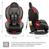 Удерживающее устройство для детей SIGER Кокон ISOFIX серый, гр. I/II, 9-25 кг, 1-7 лет KRES0119